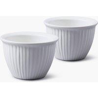 WM Bartleet & Sons Porcelain Conical Ramekin 9cm Set of 2 in White