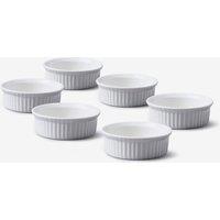 WM Bartleet & Sons Porcelain Mini Ramekin 6.5cm Set of 6 in White
