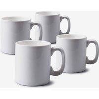 WM Bartleet & Sons Porcelain Original Mug 0.7 Pint Set of 4 in White