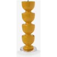 Zeal Stack & Store Egg Cup Set with Chrome Stand in Mustard