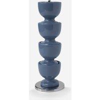 Zeal Stack & Store Egg Cup Set with Chrome Stand in Dark Blue