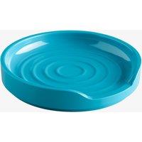 Zeal Melamine Circular Spoon Rest, 12cm in Aqua