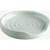 Zeal Melamine Circular Spoon Rest, 12cm in Light Green