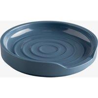 Zeal Melamine Circular Spoon Rest, 12cm in Dark Blue