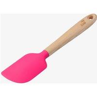 Zeal Ash Wood Handled Spatula, 26cm in Bright Pink