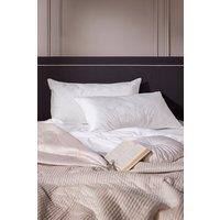 Snuggledown Hotel Luxury Cotton Quilted Kingsize Firm Pillow in White | Size: King