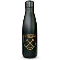Hy-Pro West Ham United 500ml Stainless Steel Thermal Water Bottle - Black in Maroon | Size: 0.5