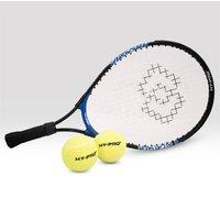 Hy-Pro 19" Tennis Racket & Balls in Black | Size: Junior