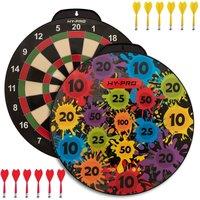 Hy-Pro Double Sided Magnetic Dartboard in Black | Size: Kids