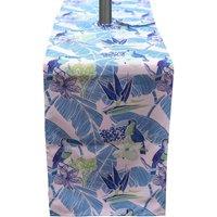 Luxury Living Toucan Water Repellant Table Runner in Teal