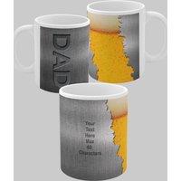 Simply Stunning Mugs 'Best Dad Ever' Handcrafted Personalised Ceramic Mug The Perfect Gift for Dad in White