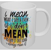 Simply Stunning Mugs Handcrafted Ceramic Mug with Funny Quote in White