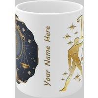 Simply Stunning Mugs Zodiac Ceramic Mug Libra - Balance - Handcrafted Elegance for Every Star Sign in White