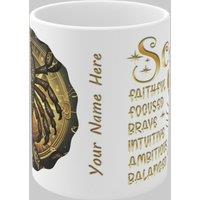 Simply Stunning Mugs Zodiac Ceramic Mug Scorpio - Scorpion - Handcrafted Elegance for Every Star Sign in White