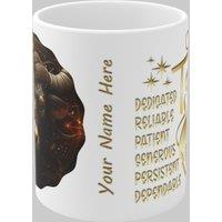 Simply Stunning Mugs Zodiac Ceramic Mug Taurus - Bull - Handcrafted Elegance for Every Star Sign in White