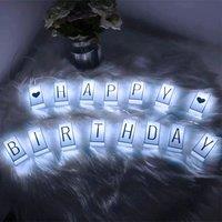 Nova Lighting 15 Letter String Lights in Clear
