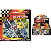 KandyToys Die Cast Metal Toy Cars - 8 Pack