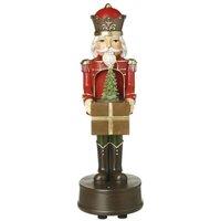 Garden Greatness Musical Spinning Soldier With Tree Decoration in Red | Size: 1 Pack