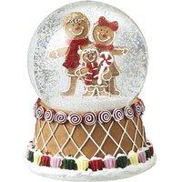 Garden Greatness Musical Gingerbread Family Snowglobe in Brown | Size: 1 Pack