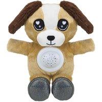 VFM e-Store Dog Plush Sky Projector Night Light 9" in Brown