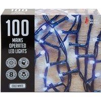 VFM e-Store 100 Led 7M Christmas Lights in White