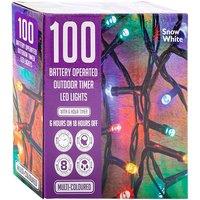 VFM e-Store Outdoor LED Coloured Christmas Fairy Lights, Multi Function