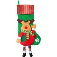 VFM e-Store Long Leg Christmas Stockings 54Cm in Brown