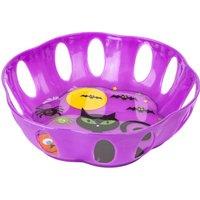 VFM e-Store Halloween Sweet Bowl Cat Bowl Scary Halloween Party Dish With Decals in Purple