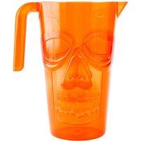 VFM e-Store Halloween Skull Jug, Accessories, Scary Decorations, Spooky in Orange