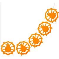 VFM e-Store Halloween Spider Garland Paper Home Party Decorations Themed 3M in Black