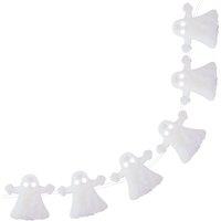 VFM e-Store Halloween Ghost Garland Paper Home Party Decorations Themed 3M in White