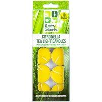 VFM e-Store Citronella Tealight Candles Insect Repellent, Pack of 10 4cm Yellow