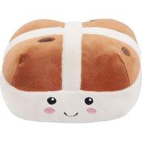 VFM e-Store Bun Soft Toy Food Themed Cute Plush Cuddly Fluffy Stuffed in Light Brown