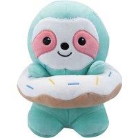 VFM e-Store Soft Toy Donut Animal Food Plush Cuddly Soft Furry Fluffy Stuffed in Blue