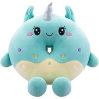 VFM e-Store Donut Soft Toy Animal Food Plush Cuddly Soft Furry Fluffy Stuffed in Blue