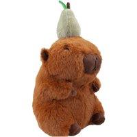 VFM e-Store Capybara Soft Toy Animal Plush Cuddly Soft Furry Fluffy in Dark Brown