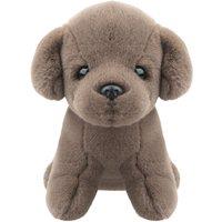 VFM e-Store Puppy Soft Toy Cream Plush Pet Luxury Pale Sitting Dog Teddy in Beige