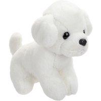 VFM e-Store Puppy Soft Toy Cream Plush Pet Luxury Pale Sitting Dog Teddy in White