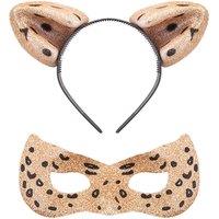 VFM e-Store Halloween Cats Ears & Mask Set Party, Trick or Treat in Gold