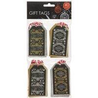 VFM e-Store Christmas Gift Tags Present Labels X 40 59cm Christmas Themed