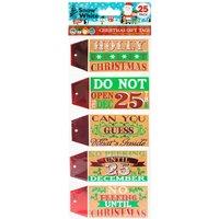 VFM e-Store Christmas Gift Tags Present Labels 25 Themed