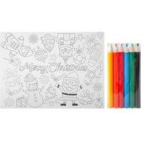 VFM e-Store Christmas Colouring Set 4 Xmas Themed Designs X 1 32. 3x40. 3x1. 5cm