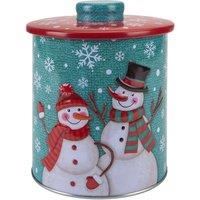VFM e-Store Christmas Biscuit Tin Snowman Themed Design X