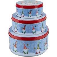 VFM e-Store Christmas Storage Tins Themed Designs Small -Medium -Large