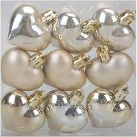 VFM e-Store Christmas Tree Decoration Ornament X 9 4cm Champagne in Ivory