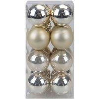 VFM e-Store Christmas Bauble Decoration Hanging Tree Ornament X 16 5cm Champagne in Ivory