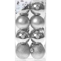 VFM e-Store Christmas Bauble Decoration Hanging Tree Ornament X 16 5cm Silver
