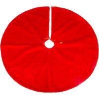 VFM e-Store Christmas Tree Skirt Christmas Decoration X 90cm Red