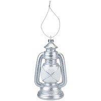 VFM e-Store Christmas Tree Decoration Glitter Lamp Ornament in White