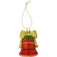 VFM e-Store Christmas Decoration Xmas Bell X 1 9cm x 5. 7cm x 5. 7cm Xmas Bell in Red